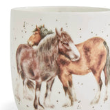 Wrendale Designs by Hannah Dale 310ml Fine China Mug - Side By Side