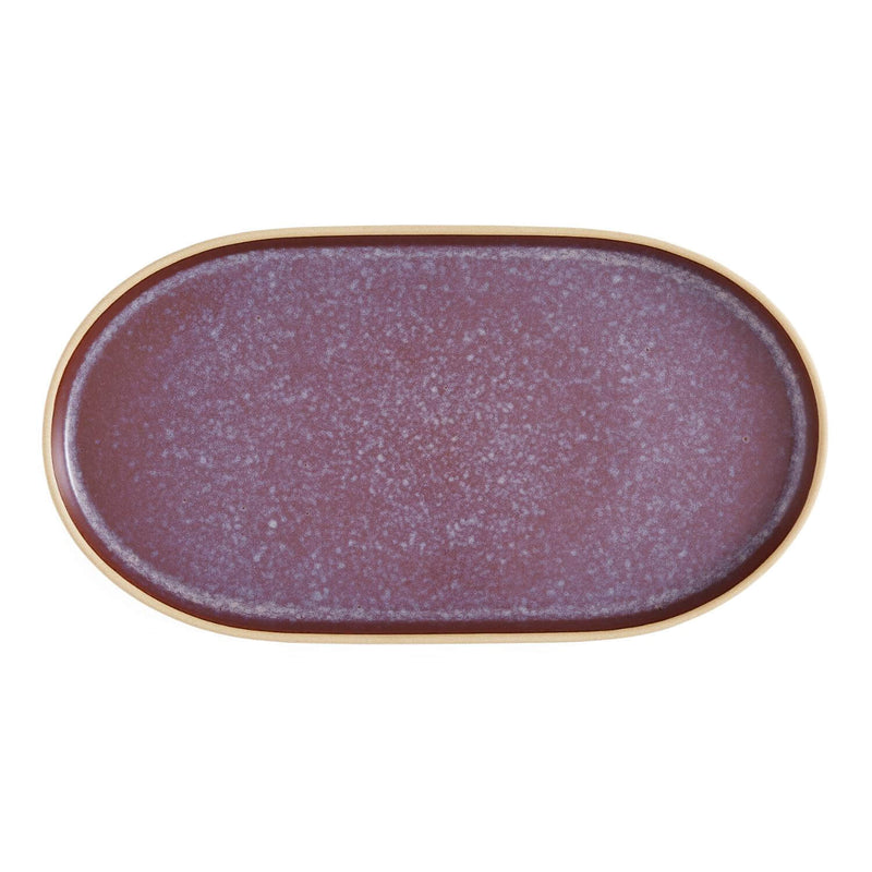 Portmeirion Minerals Stoneware 35cm Large Oval Platter - Amethyst