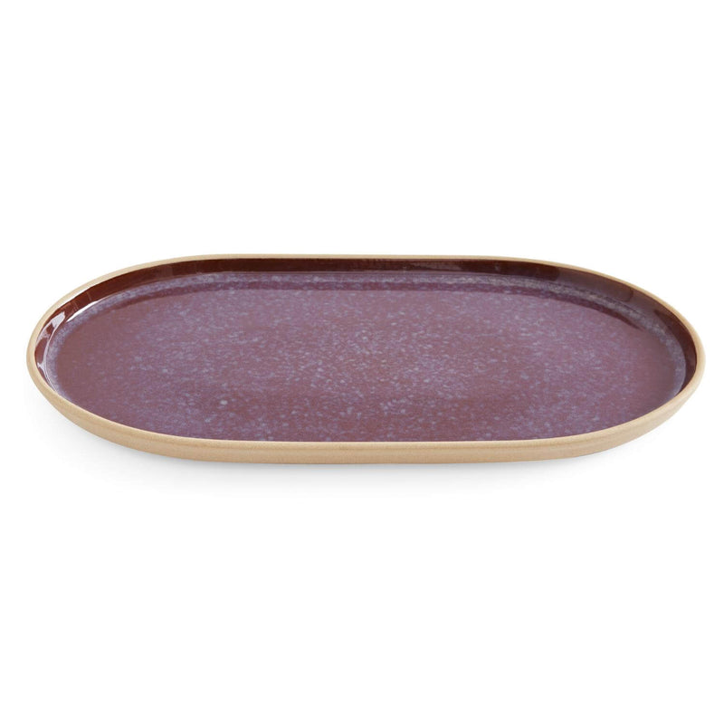 Portmeirion Minerals Stoneware 35cm Large Oval Platter - Amethyst