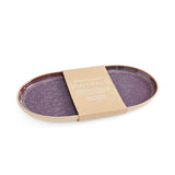 Portmeirion Minerals Stoneware 30.4cm Medium Oval Platter - Amethyst