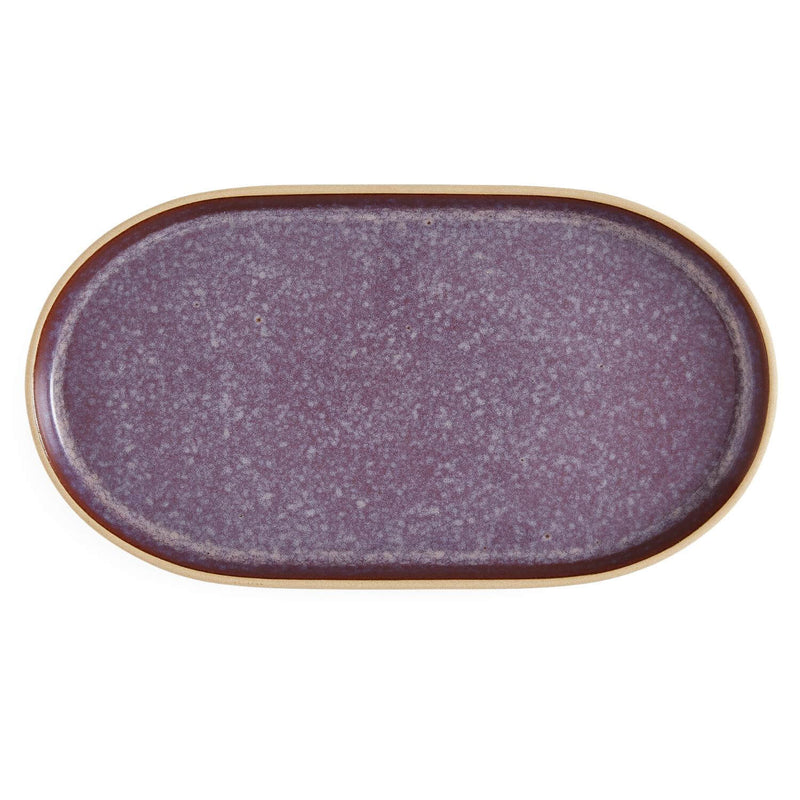Portmeirion Minerals Stoneware 30.4cm Medium Oval Platter - Amethyst