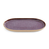 Portmeirion Minerals Stoneware 30.4cm Medium Oval Platter - Amethyst