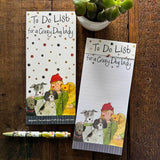 Alex Clark Magnetic To Do List - Crazy Dog Lady