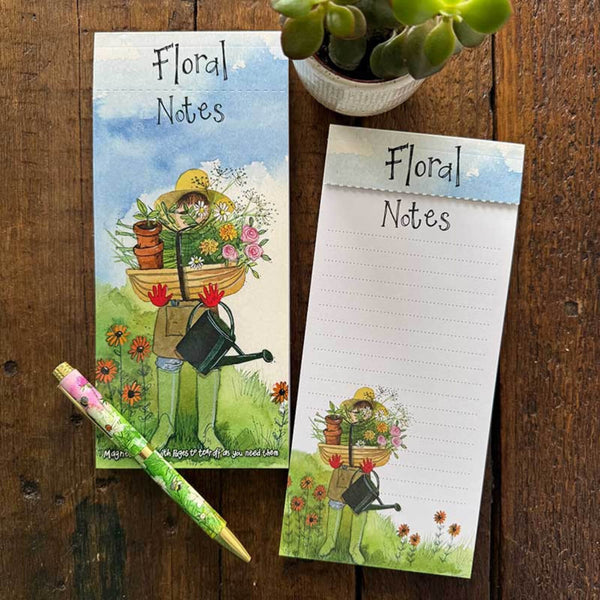 Alex Clark Magnetic To Do List - Floral Notes