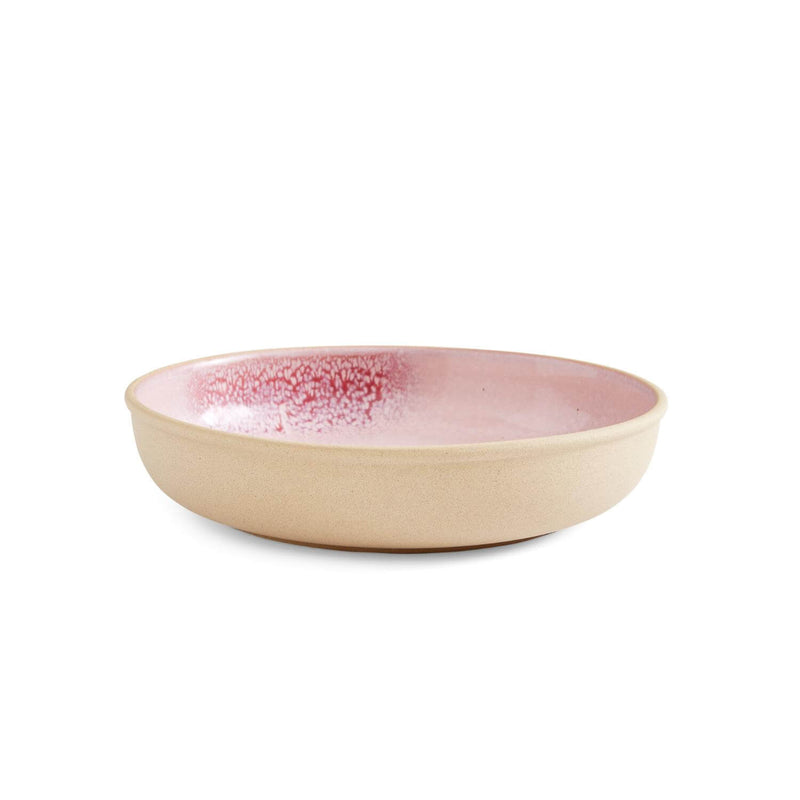 Portmeirion Minerals Stoneware 22.2cm Low Bowl - Rose Quartz