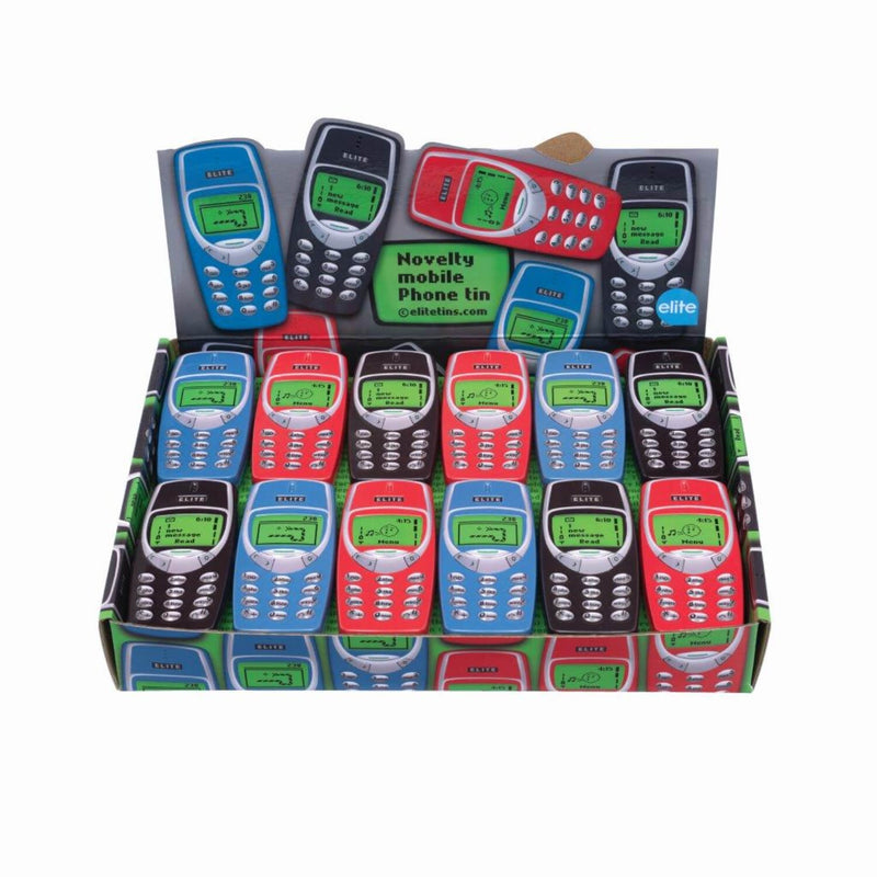 Elite Retro Mobile Phone Storage Tins - Assorted