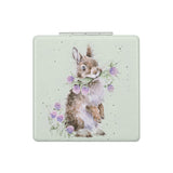 Wrendale Designs by Hannah Dale Compact Mirror - Head Clover Heels - Rabbit