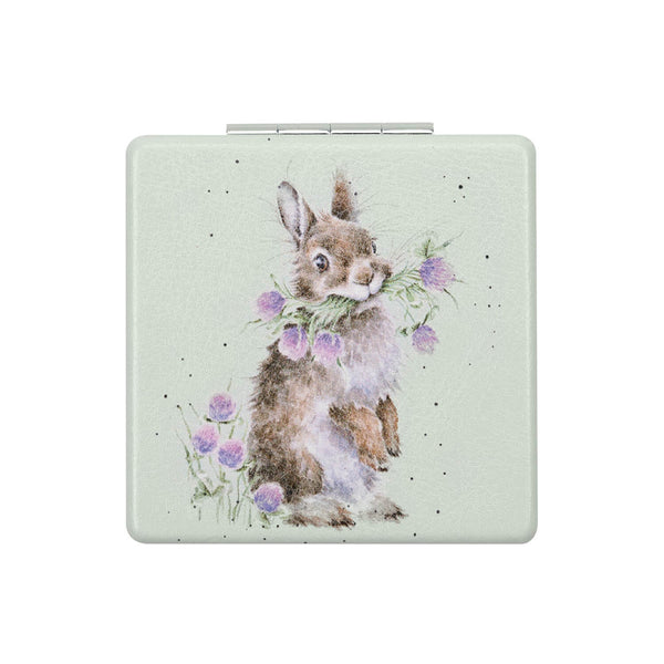 Wrendale Designs by Hannah Dale Compact Mirror - Head Clover Heels - Rabbit