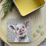 Alex Clark Small Square Tin - Penelope