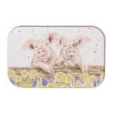 Wrendale Designs by Hannah Dale Mini Tin - Nosy Neigh-Boars - Pig
