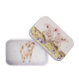 Wrendale Designs by Hannah Dale Mini Tin - Nosy Neigh-Boars - Pig