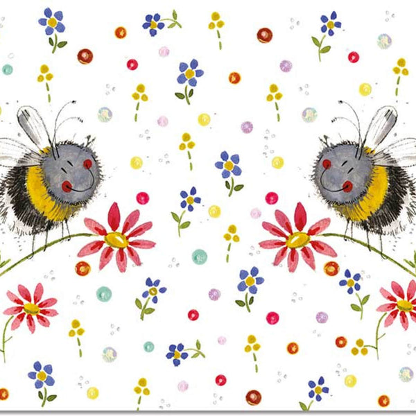 Alex Clark Placemat - Bees And Flowers