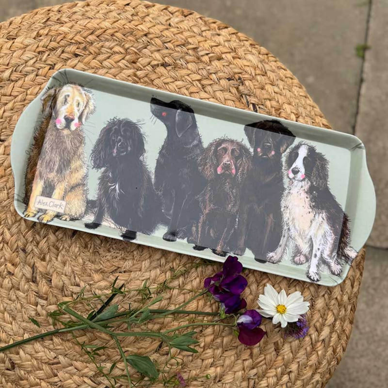 Alex Clark Melamine Medium Tray - Dogs