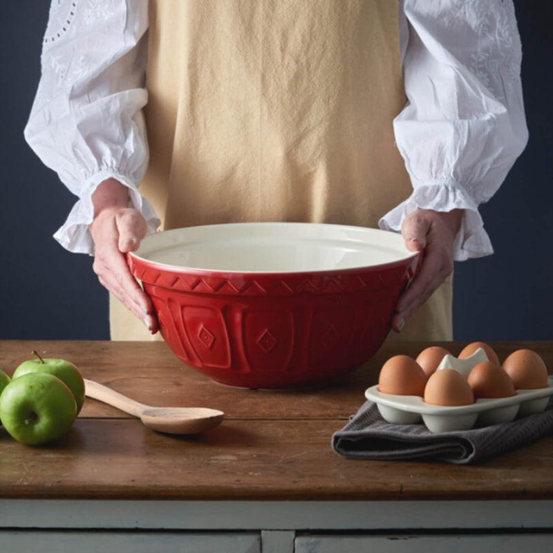 Mason Cash Colour Mix 29cm Stoneware S12 Mixing Bowl - Red