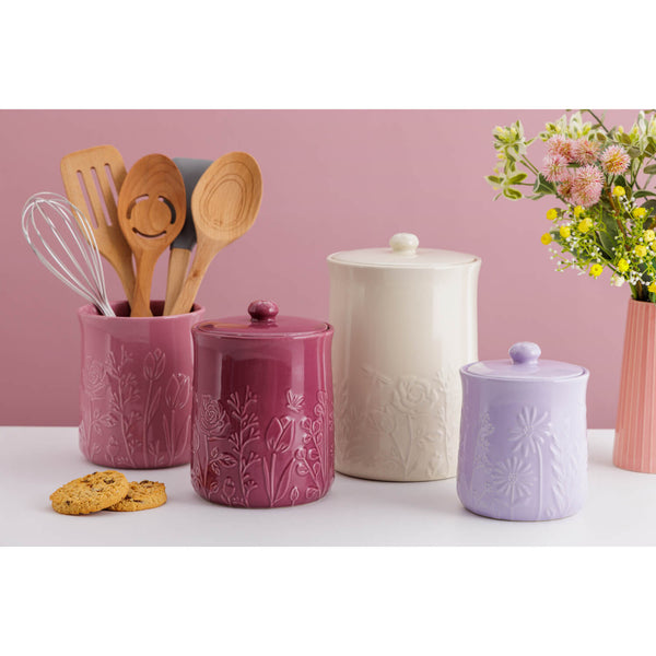 Mason Cash In The Meadow Stoneware Storage Jar - 11.5cm x 15cm