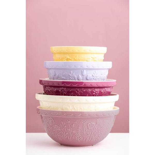 Mason Cash In The Meadow Daffodil 21cm Stoneware Mixing Bowl - Light Sand