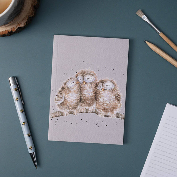 Wrendale Designs by Hannah Dale A6 Notebook - Owlets - Owl