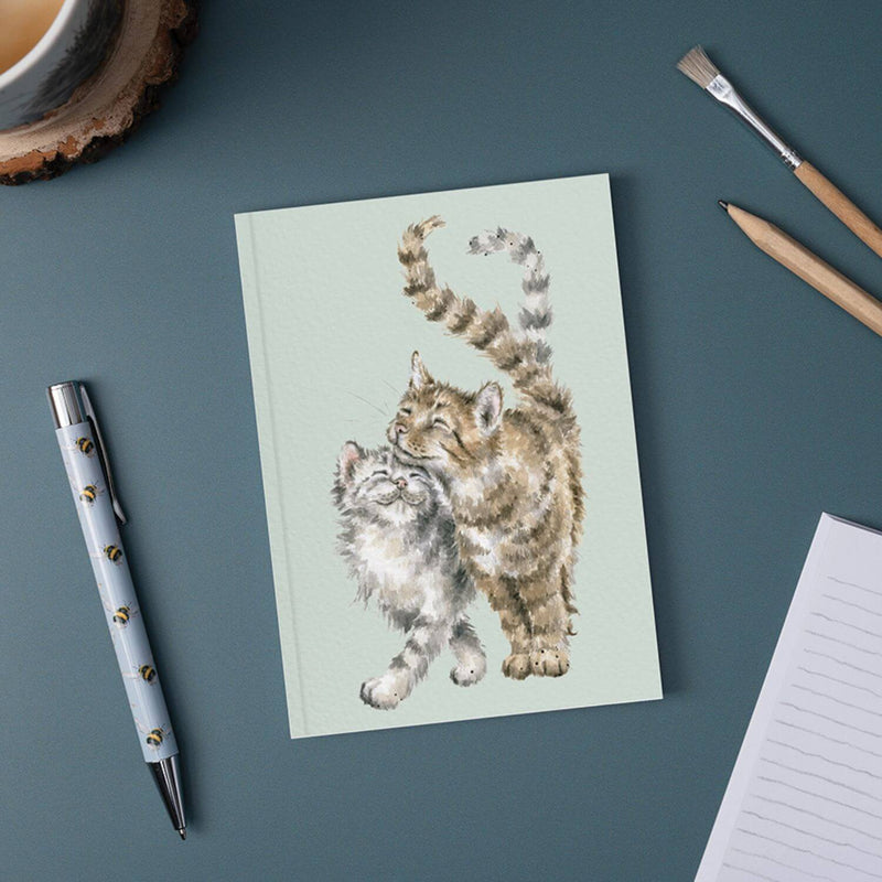 Wrendale Designs by Hannah Dale A6 Notebook - Feline Good - Cat