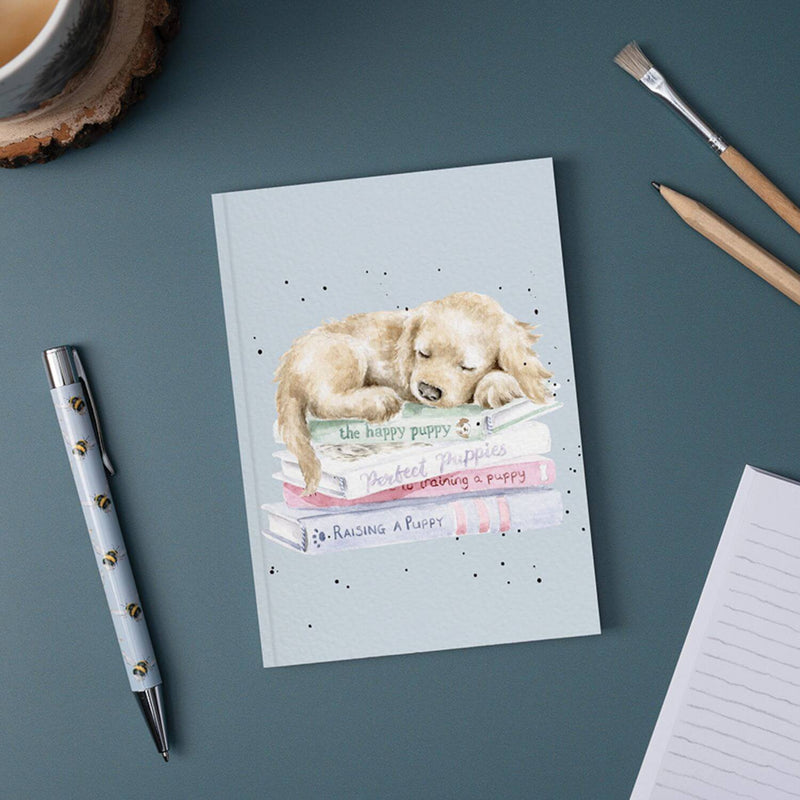 Wrendale Designs by Hannah Dale A6 Notebook - A Pup's Life - Dog