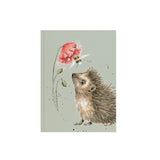 Wrendale Designs by Hannah Dale A6 Notebook - Busy As A Bee - Hedgehog