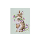 Wrendale Designs by Hannah Dale A6 Notebook - Head Clover Heels - Rabbit