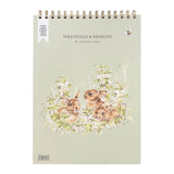 Wrendale Designs by Hannah Dale Nature A4 Sketchbook - Hidden in the Hedgerow