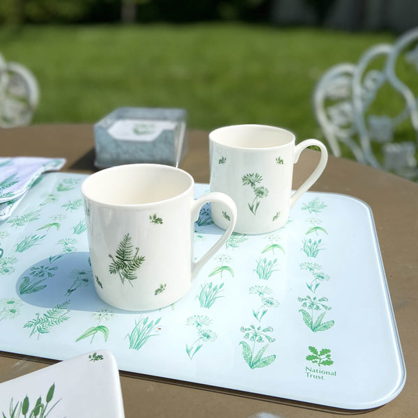 National Trust Medium Glass Worktop Protector - Dyrham Park - Flowers