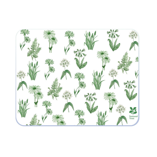 National Trust Medium Glass Worktop Protector - Dyrham Park - Flowers