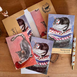 Alex Clark Pack Of 10 Notecard Wallet - Cat