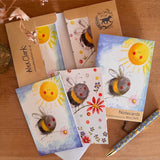 Alex Clark Pack Of 10 Notecard Wallet - Bees
