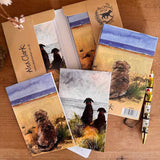 Alex Clark Pack Of 10 Notecard Wallet - Coastal Dogs