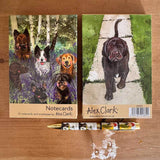 Alex Clark Pack Of 10 Notecard Wallet - Dogs