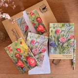 Alex Clark Pack Of 10 Notecard Wallet - Spring Flowers & Poppies