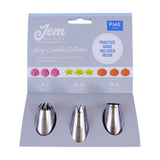 JEM Set of 3 Icing Nozzles - Large Cupcake Collection
