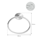 Robert Welch Oblique 18|10 Stainless Steel Towel Ring