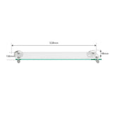 Robert Welch Oblique 18|10 Stainless Steel Glass Shelf