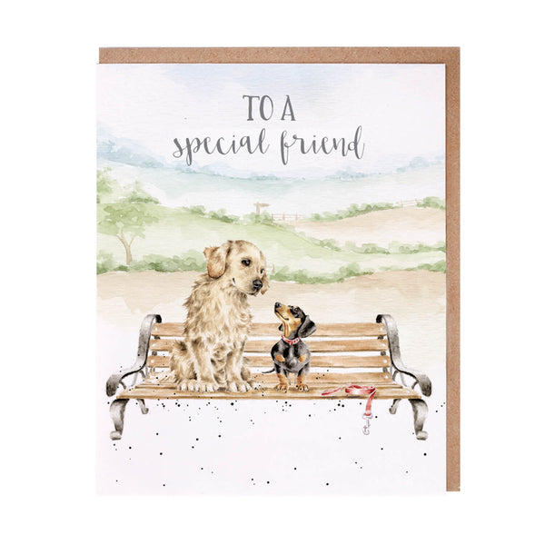 Wrendale Designs by Hannah Dale 'Special Friend' Friendship Card - Dog