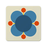 Orla Kiely Set Of 6 Coasters - Atomic Flower