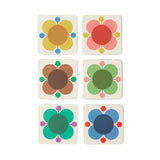 Orla Kiely Set Of 6 Coasters - Atomic Flower