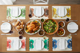 Orla Kiely Set Of 6 Placemats - Atomic Flower