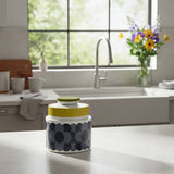 Orla Kiely 12cm Retro Stripe Storage Jar - Yellow