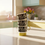 Orla Kiely 275ml Sycamore Stripe Stacking Mug - Yellow