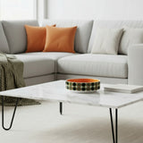 Orla Kiely Spot Square Oval Fruit Bowl - Orange