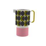 Orla Kiely 1.5 Litre Spot Square Oval Pitcher Jug - Pink