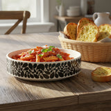 Orla Kiely Sycamore Stripe Pasta Bowl - Black