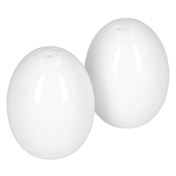 La Porcellana Bianca Menage Egg-Shaped Salt & Pepper Shakers