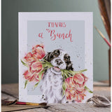 Wrendale Designs by Hannah Dale 'Thanks A Bunch' Thank You Card - Spaniel