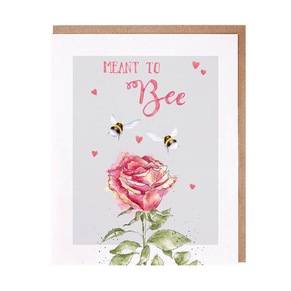 Wrendale Designs by Hannah Dale 'Meant To Bee' Engagement Card - Bee