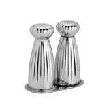 Robert Welch Palm Small Stainless Steel Salt & Pepper Mills With Tray - Bright