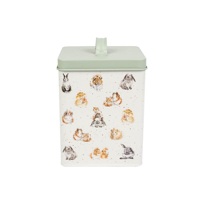 Wrendale Designs by Hannah Dale Guinea Pig/Rabbit Square Treat Tin